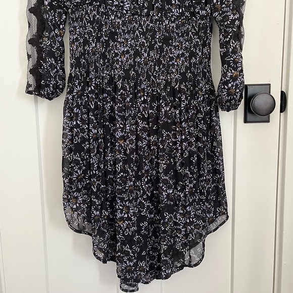 Free People Floral Lace Long Sleeve Dress - Picture 5 of 10